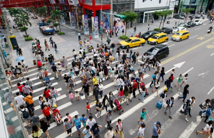 圖為信義商圈。圖片來源：臺灣“中時新聞網(wǎng)”。