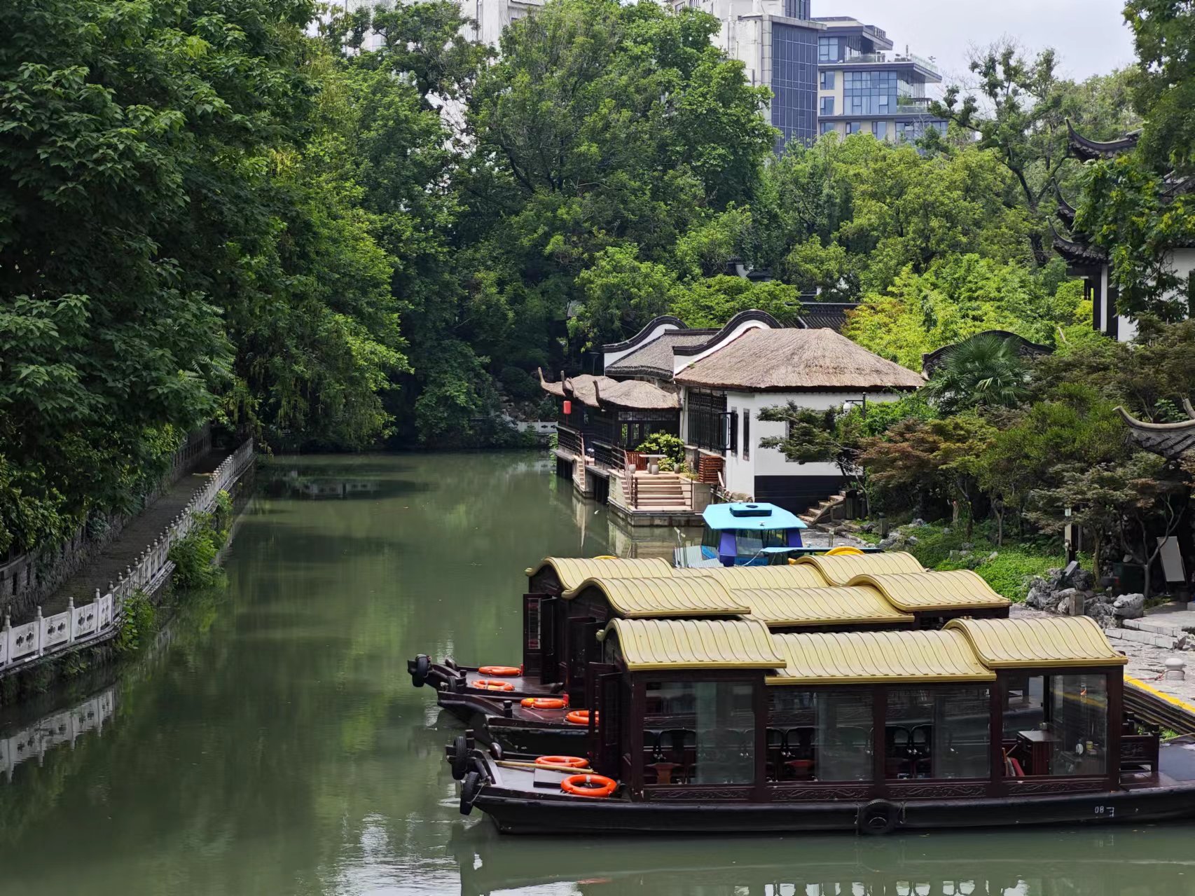 揚州大運河文化旅游度假區(qū)一角。人民網(wǎng)記者 黃鈺攝