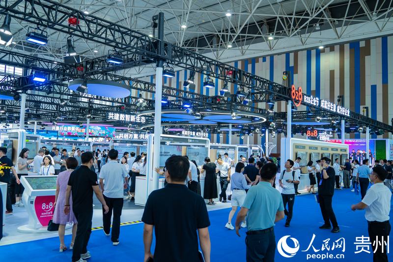 2、2024數(shù)博會(huì)共吸引400余家展商參展。人民網(wǎng) 陽茜攝.jpg
