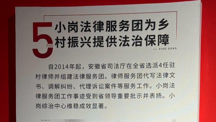 改革沃土綻放法治之花——“全國(guó)網(wǎng)絡(luò)普法行安徽站”活動(dòng)采訪(fǎng)團(tuán)走進(jìn)小崗村